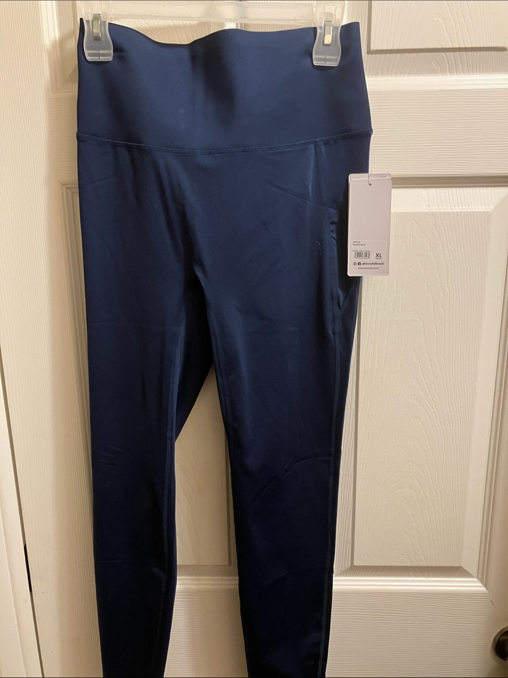 Women's High-Rise Navy Performance Leggings